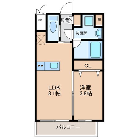 御幣島駅 徒歩3分 3階の物件間取画像